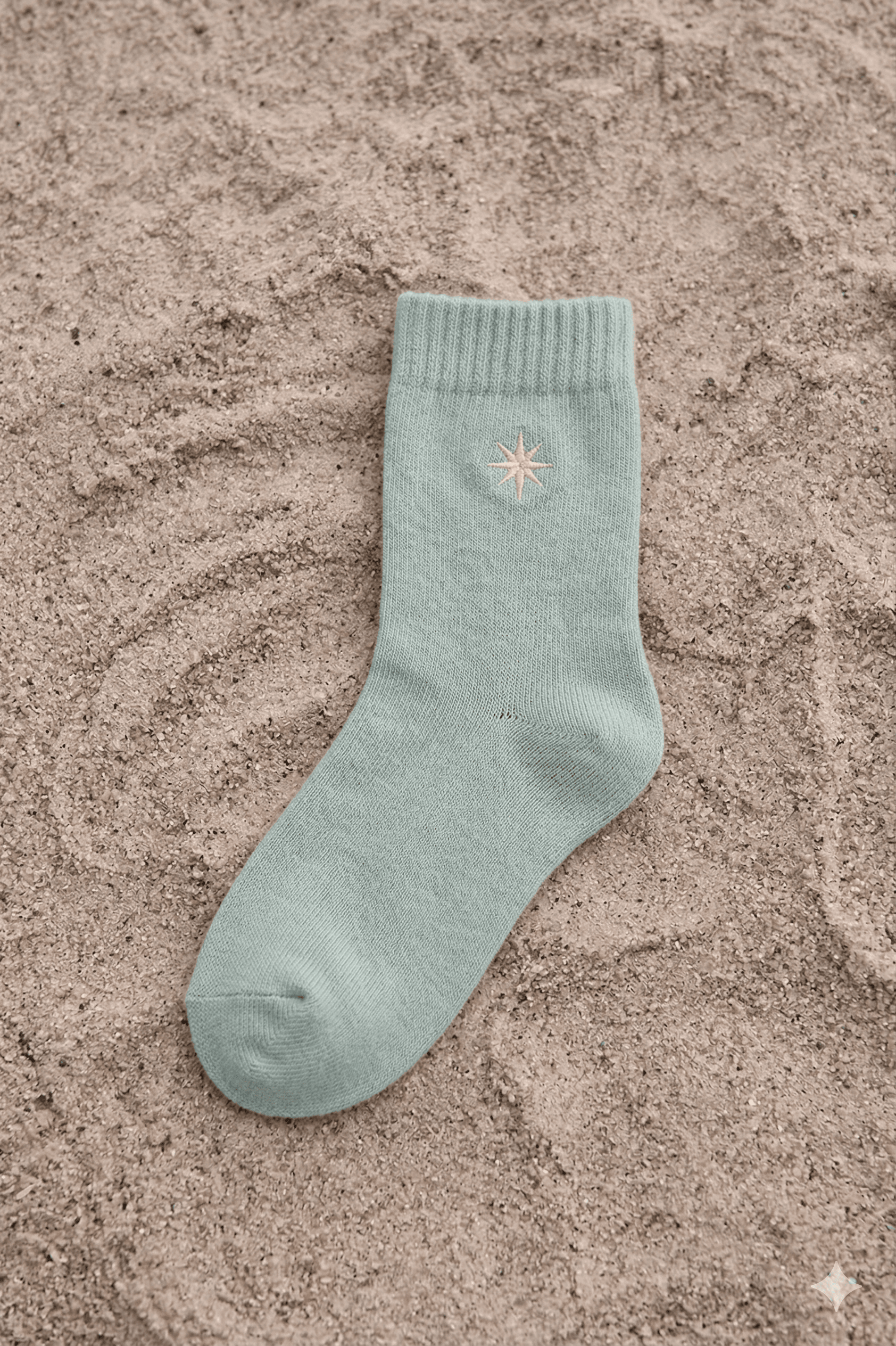 Ribbed Socks in Soft Mint