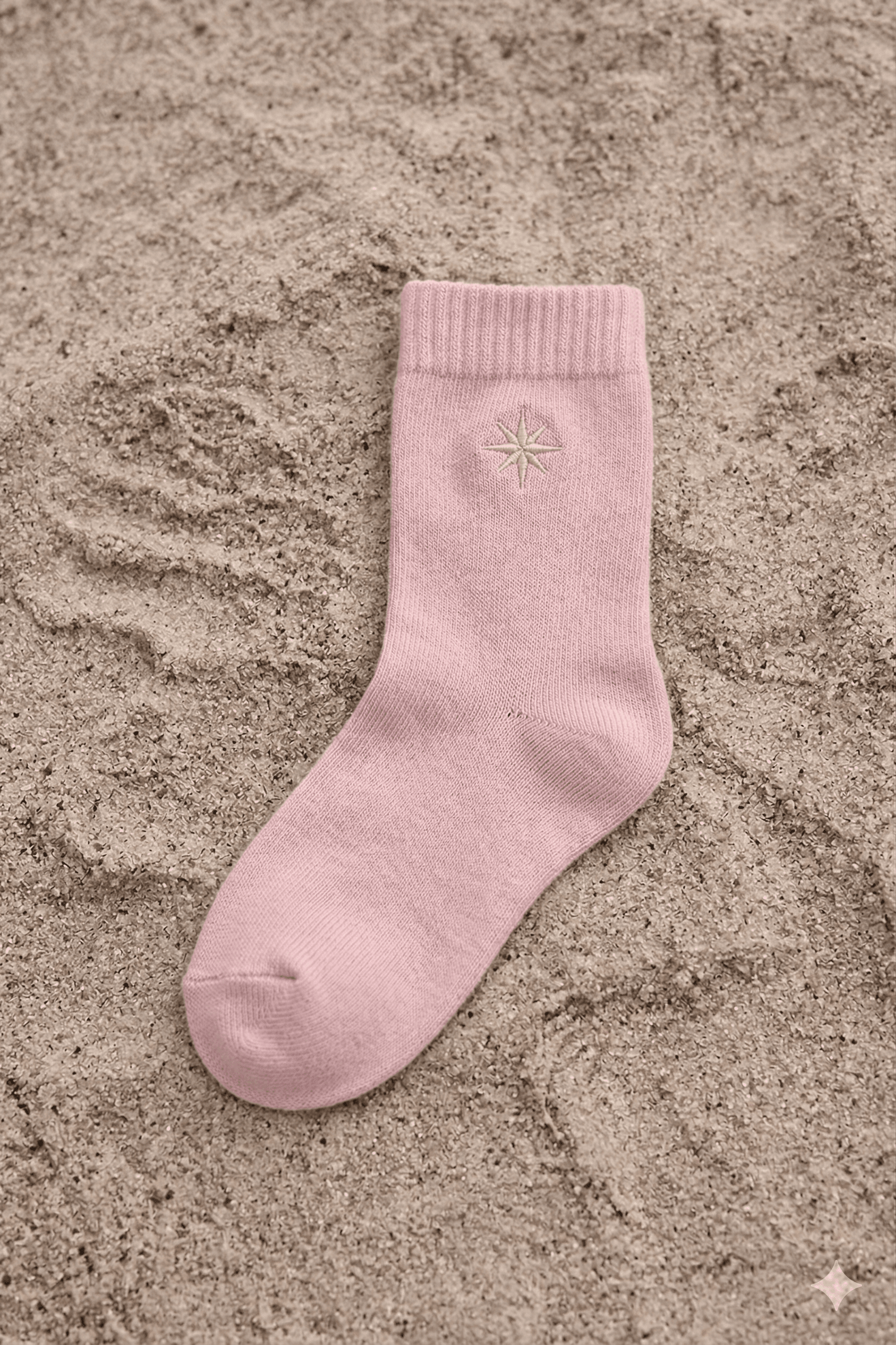Ribbed Socks in Soft Pink